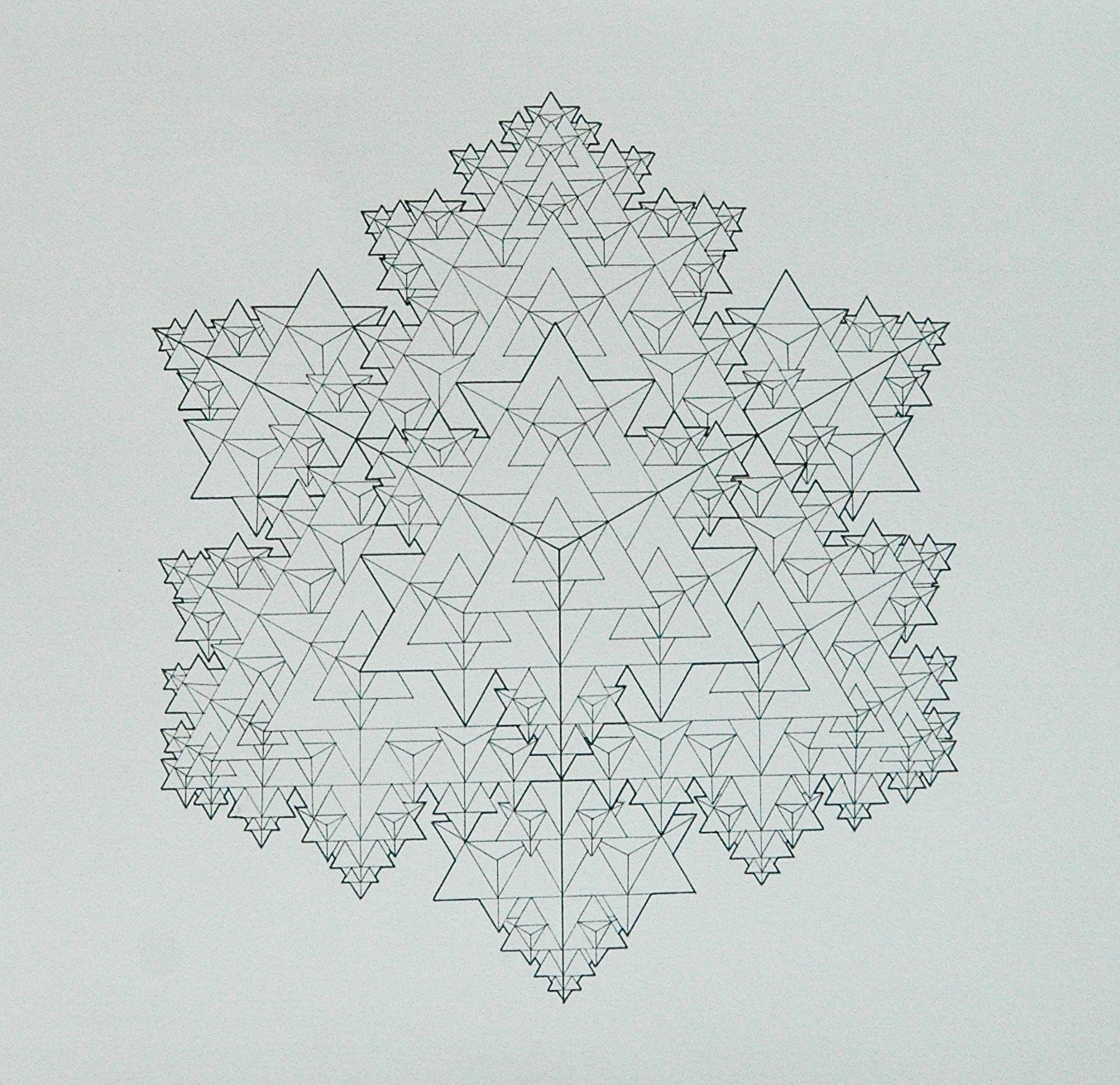 Star Tetrahedron Fractal 1